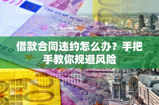济南借款合同违约怎么办？手把手教你规避风险