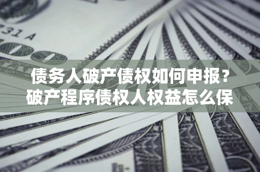 济南债务人破产债权如何申报？破产程序债权人权益怎么保障？