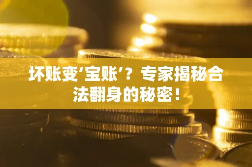 济南坏账变‘宝账’？专家揭秘合法翻身的秘密！