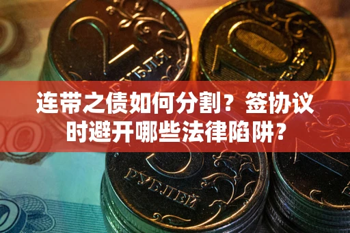 济南连带之债如何分割？签协议时避开哪些法律陷阱？