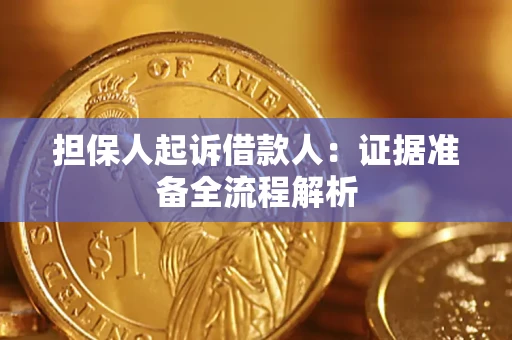 济南担保人起诉借款人：证据准备全流程解析