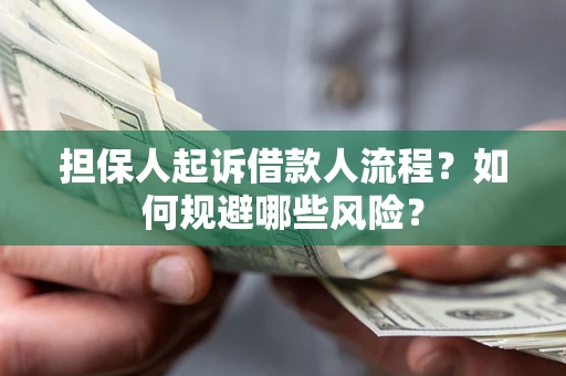 济南担保人起诉借款人流程？如何规避哪些风险？